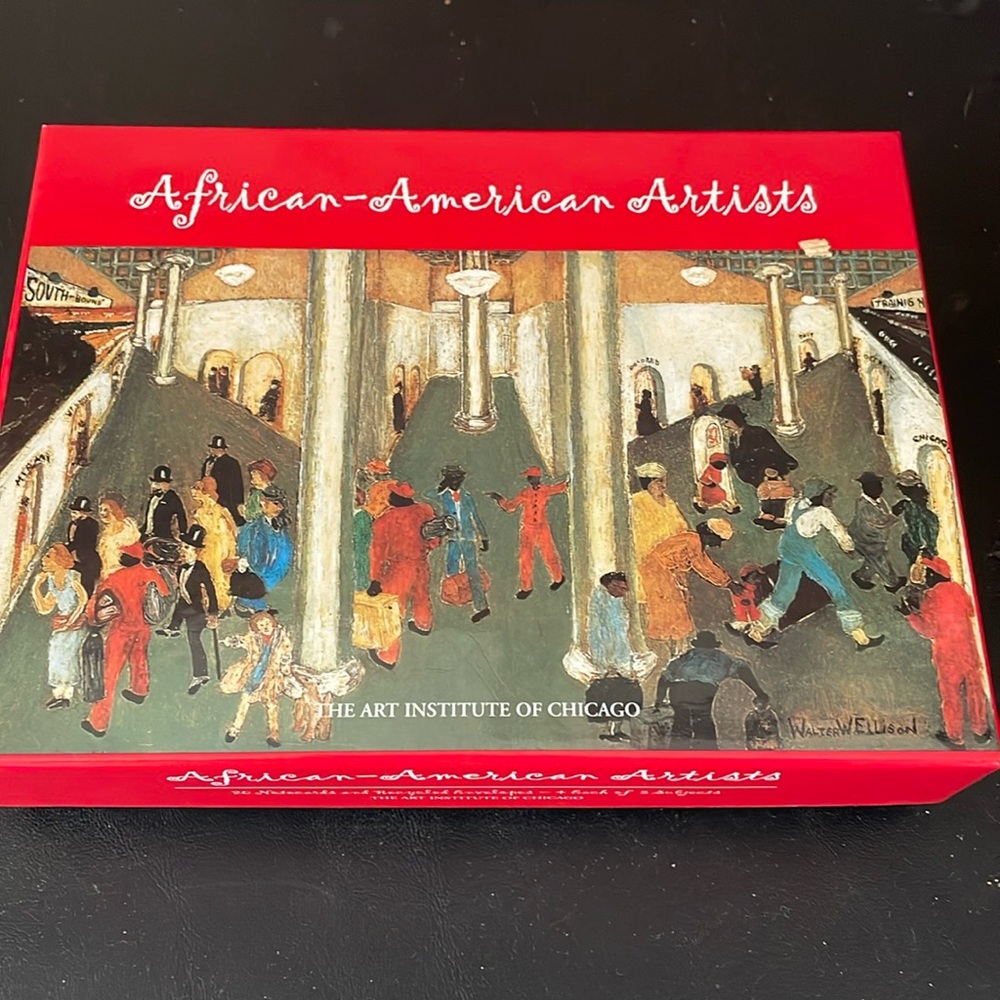 AFRICAN-AMERICAN Artists Box of 20 Notecards and Envelopes